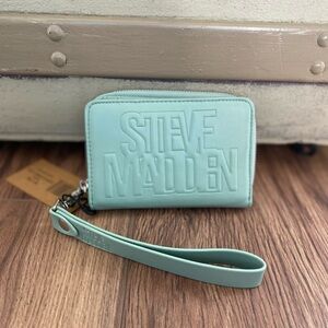 Steve Madden Mint Green Wristlet Wallet